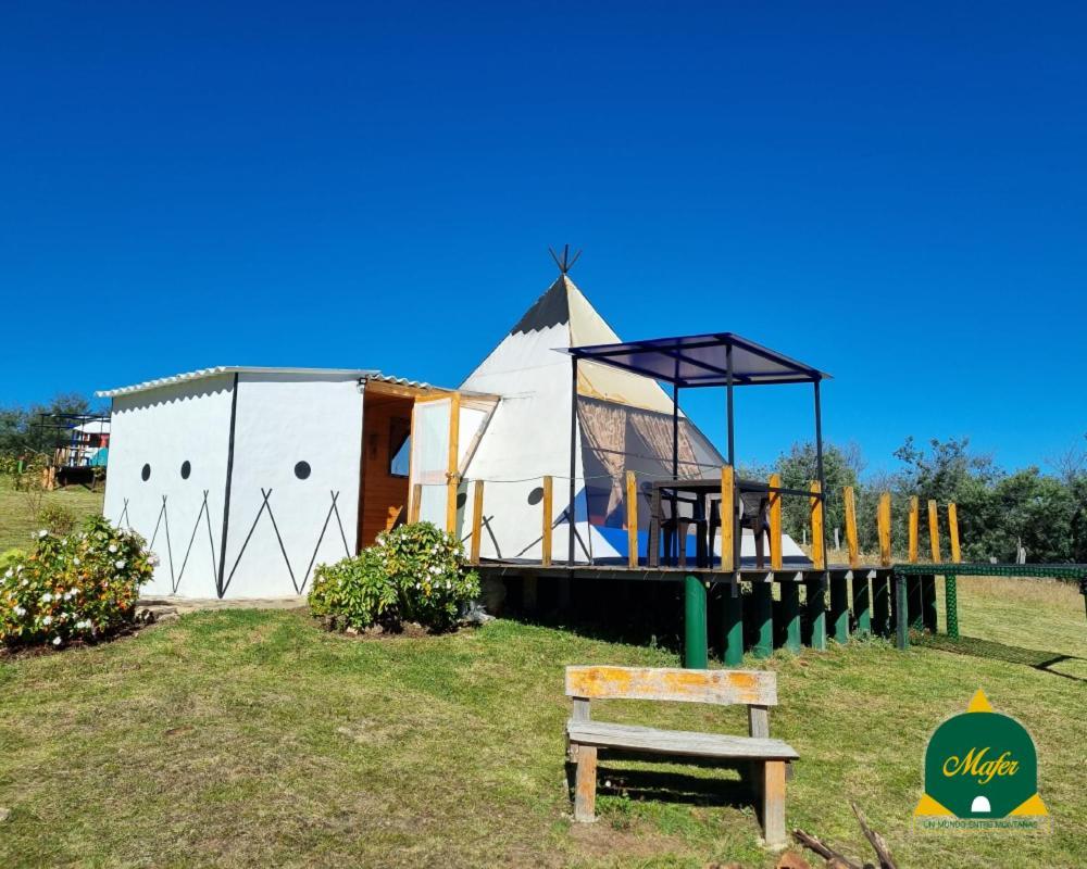 Glamping Hospedaje Mafer Guatavita Exterior foto